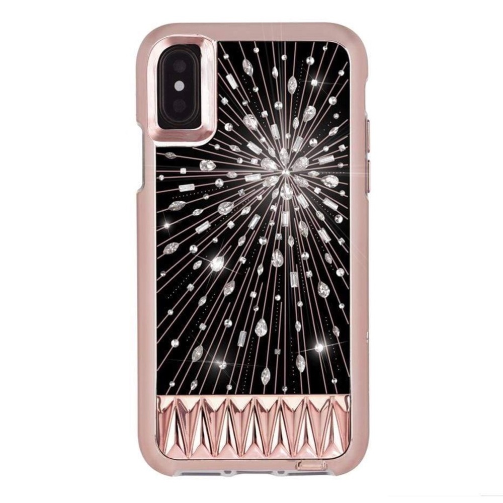 iPhone X Casemate Luminescent Light Up Case with Genuine Crystals